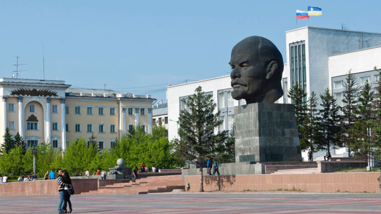 Das Lenin Denkmal in Ulan Ude