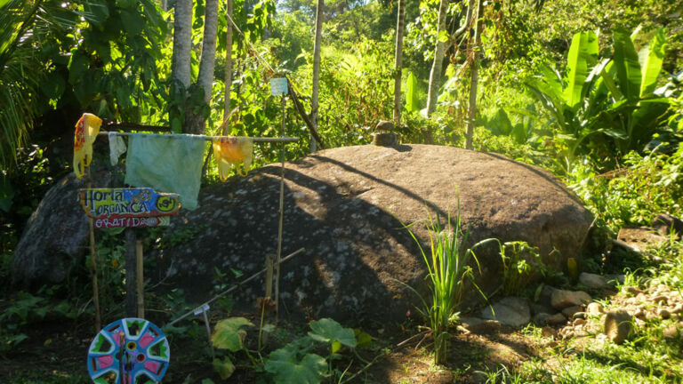 Aus alt mach neu: In der Casa da Montanha wird recycelt statt weggeworfen. Selbstverständlich wird im Garten des Gastgebers Chicos organischem Garten ausschließlich mit Kompost gedüngt.