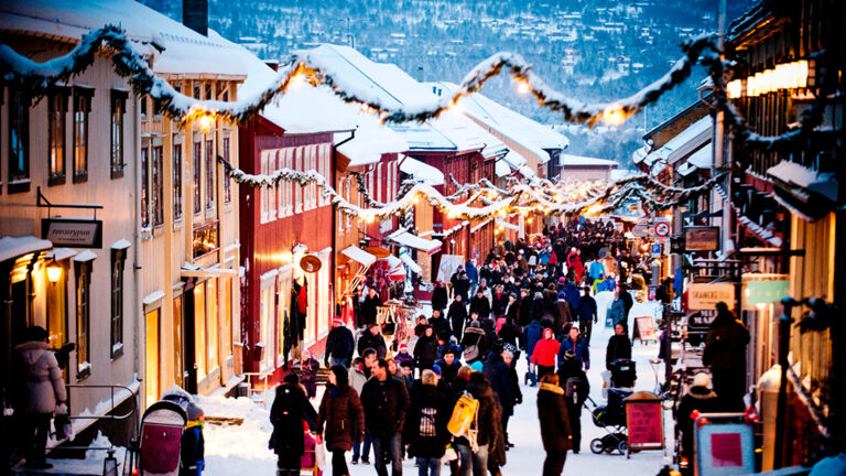 Weihnachten in Røro, Norwegen