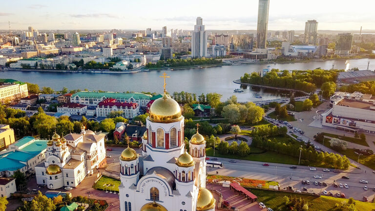 Kathedrale auf dem Blut in Jekaterinburg