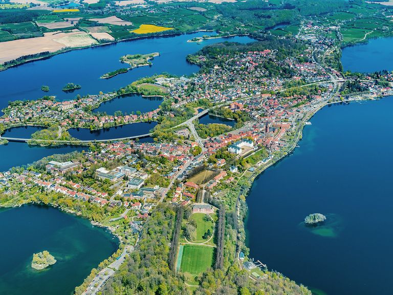 Plöner Schloss, Luftaufnahme
