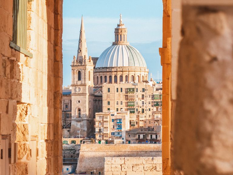 Blick auf die Altstadt von Valletta, Malta
