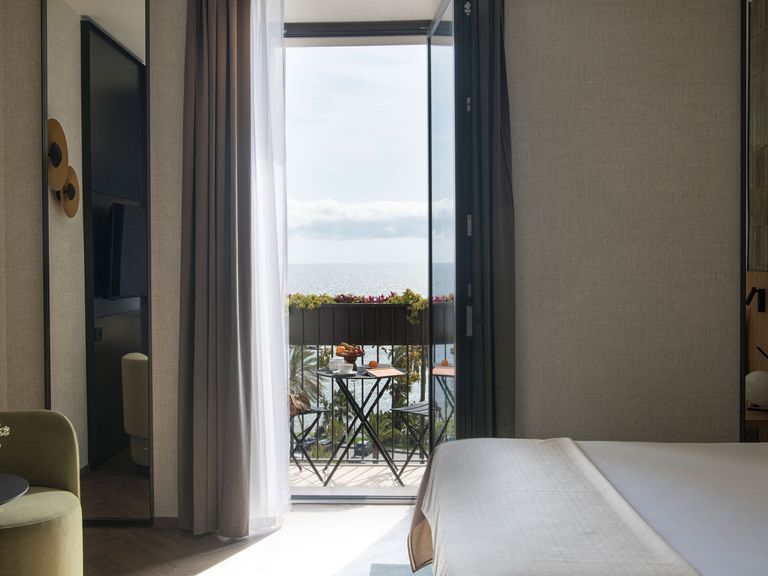 Suite mit Meerblick im Europa Palace Sanremo