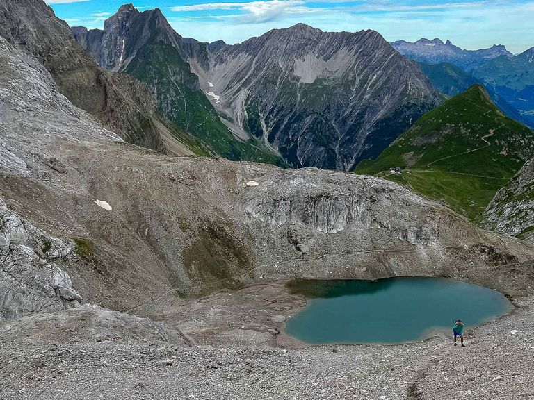 Mittlerer Seewisee und das Seek&ouml;pfle im Hintergrund