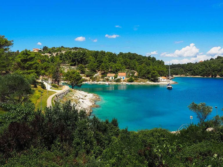 Blick auf die Kvarner-Bucht in Kroatien Kvarner-Bucht in Kroatien