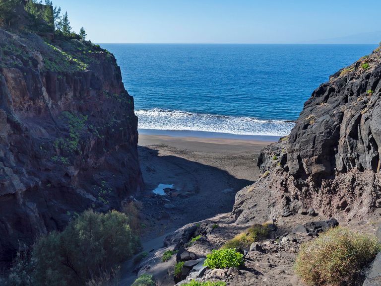 Für Wander-Fans ist die Playa de Guigui zu empfehlen. Playa de Guigui, verlassener Strand Gran Canaria