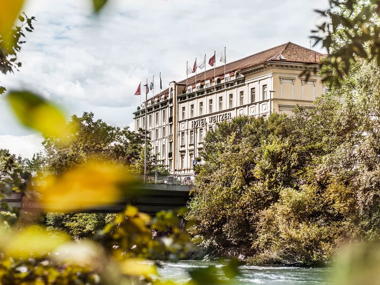 Das Hotel Weitzer von außen