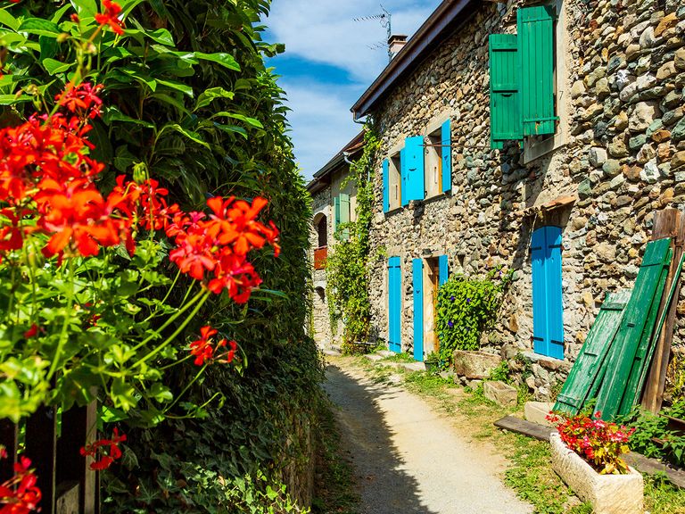 enge Gasse in Yvoire