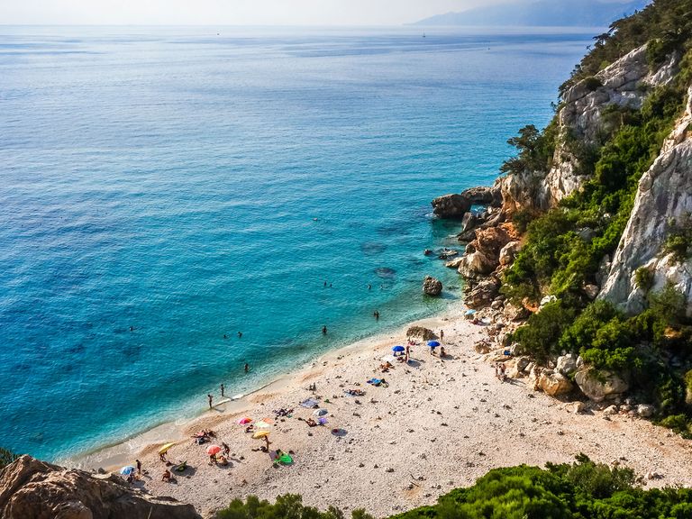 Cala Fuili von oben