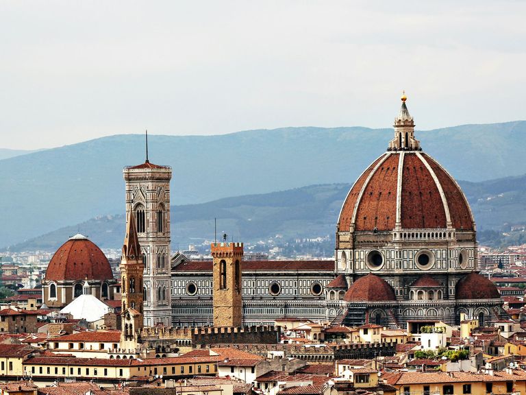 Blick auf den Dom von Florenz  Blick auf den Dom von Florenz