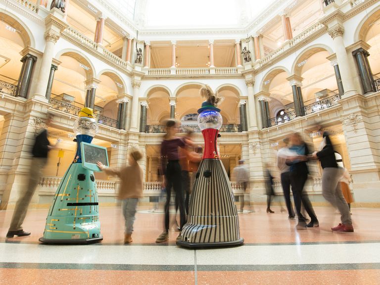 Innenansicht Museum f&uuml;r Kommunikation in Berlin