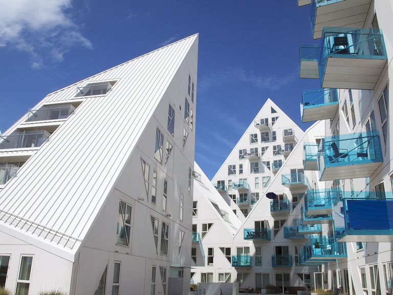 Gruppenarbeit: An dem Isbjerget arbeiteten insgesamt vier Architekturbüros. Isbjerget in Aarhus, Dänemark