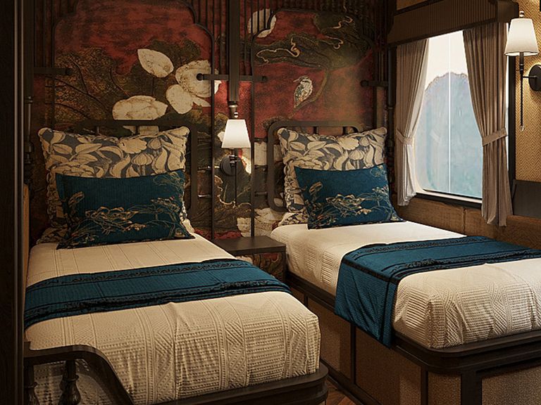 Abteil im SJourney Vietnam Luxury Express
