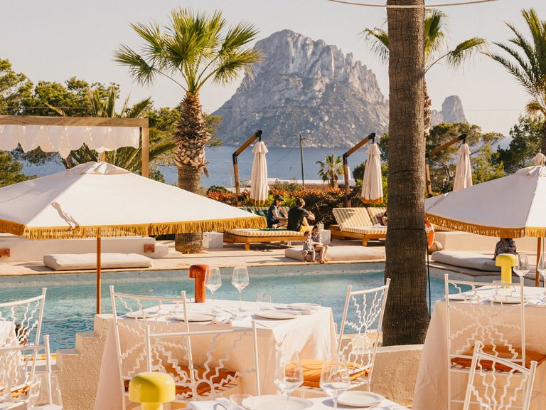 Beste Aussicht: Das Restaurant La Mesa D'Esa Vedra Restaurant La Mesa D'Esa Vedra, Ibiza