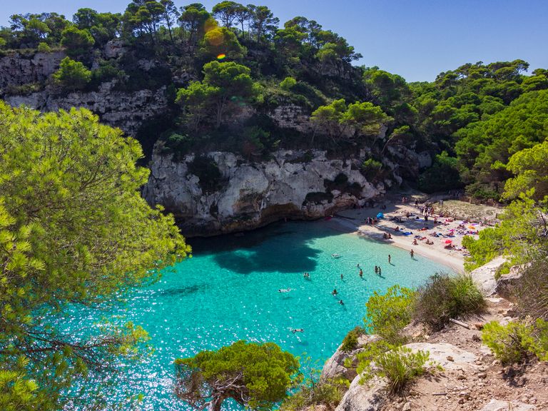 Cala Macarelleta auf Menorca