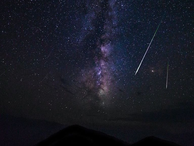 Ein wahres Naturspektakel: die Perseiden. Sternschnuppen