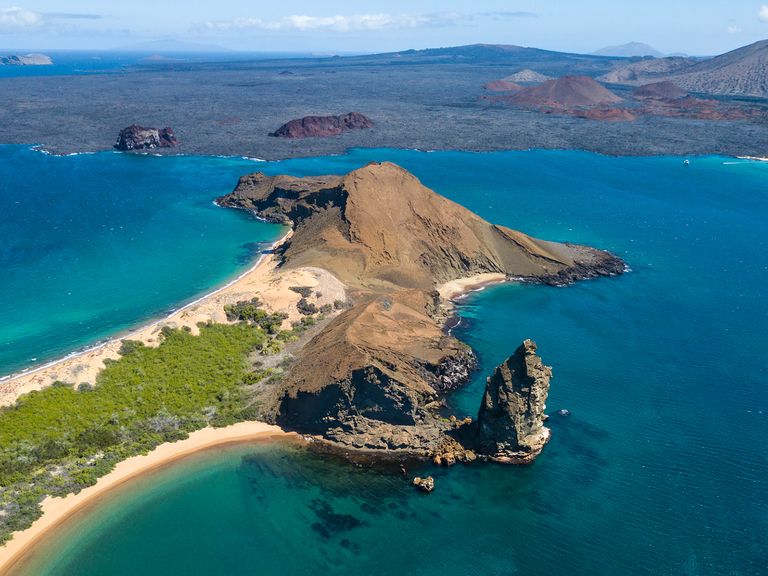 Pinnacle Rock, Galapagos-Inseln Pinnacle Rock, Galapagos-Inseln