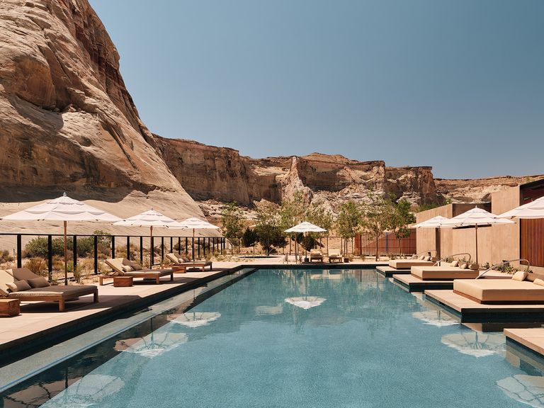 Einen einmaligen Ausblick haben Gäste des Camp Sarika in Utah. Camp Sarika Utah