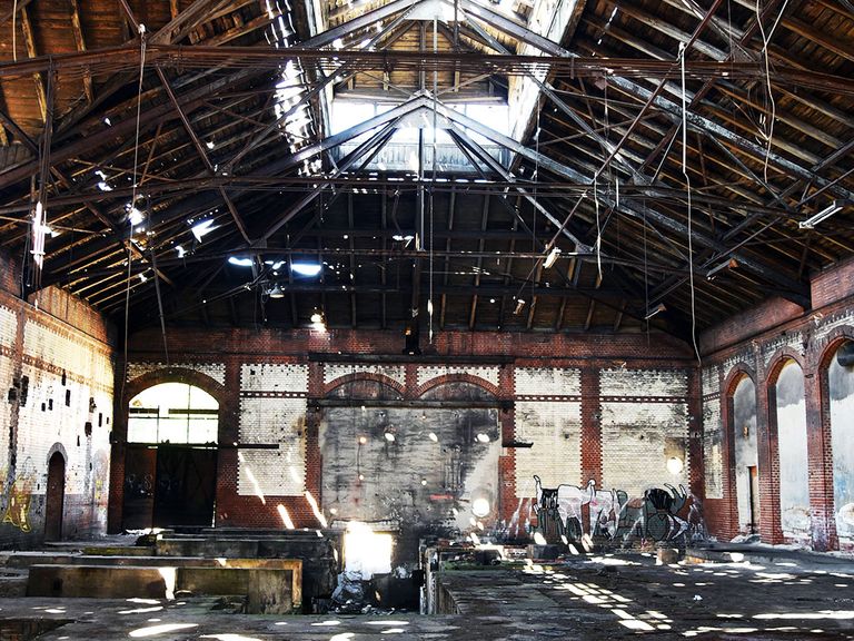 Verlassene Hallen in den Heilstätten, Beelitz, Brandenburg