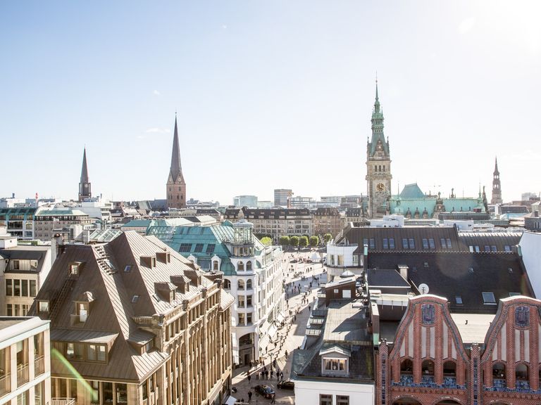 Blick über Hamburg