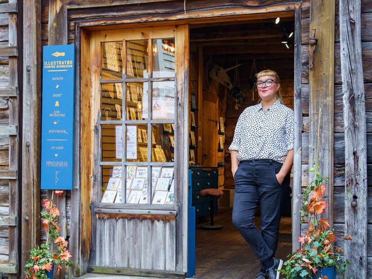 Gunvor Rasmussen in ihrem Atelier in Bergen