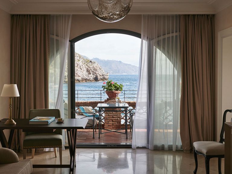 Suite der Villa Sant'Andrea in Taormina auf Sizilien Suite der Villa Sant'Andrea in Taormina, Sizilien