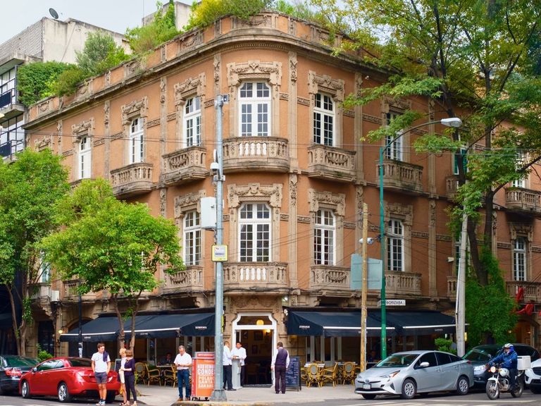 Stra&szlig;e in Mexico Citys Roma Norte