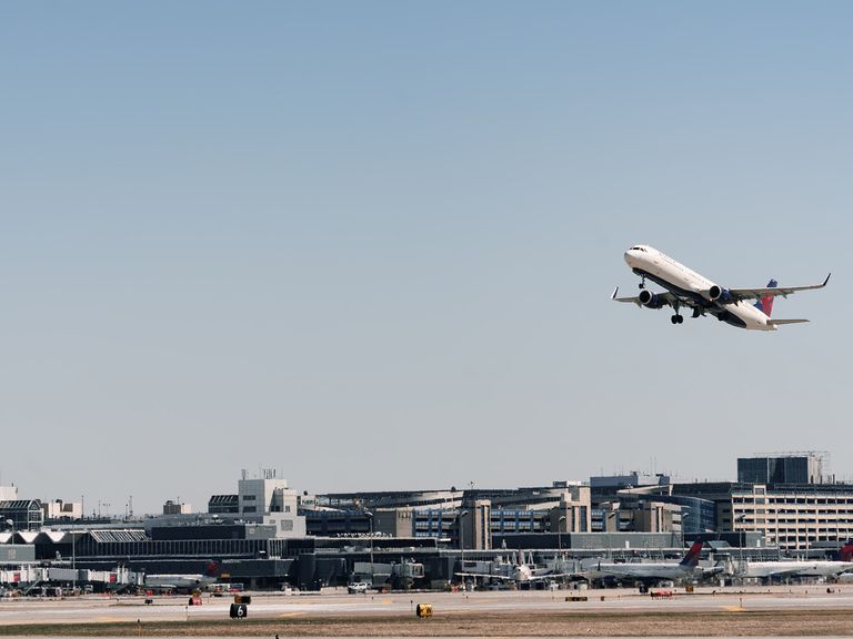 Flughafen Abflug 
