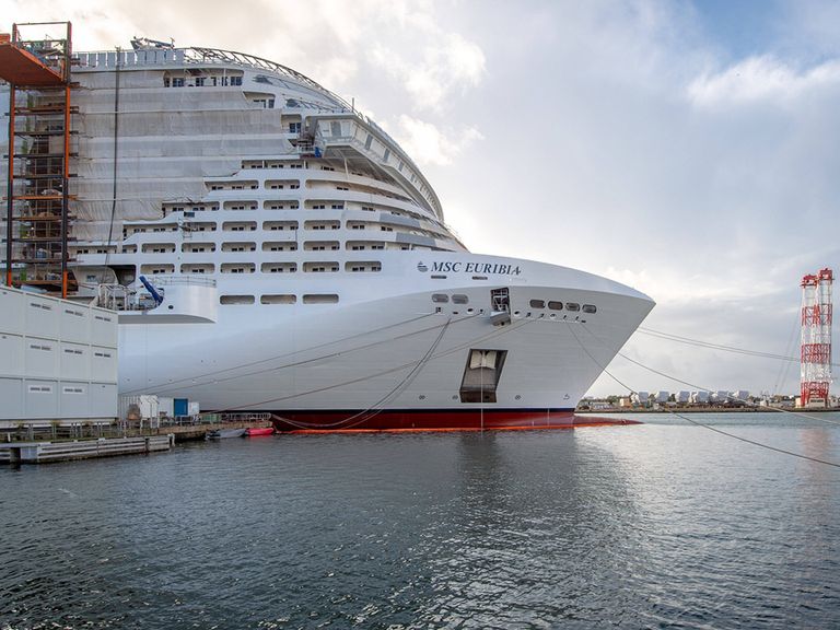 MSC Euribia in Saint-Nazaire MSC Euribia in Saint-Nazaire