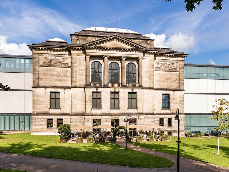 Der Kunstverein Bremen feiert 200. jähriges Bestehen. Kunsthalle Bremen in den Wallanlagen