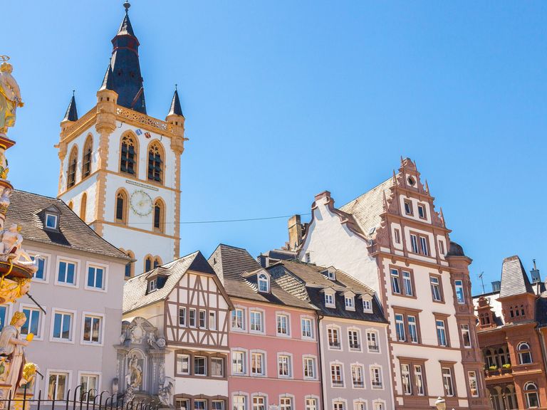 Hier zu sehen: der Hauptmarkt in Trier. Hauptmarkt Trier