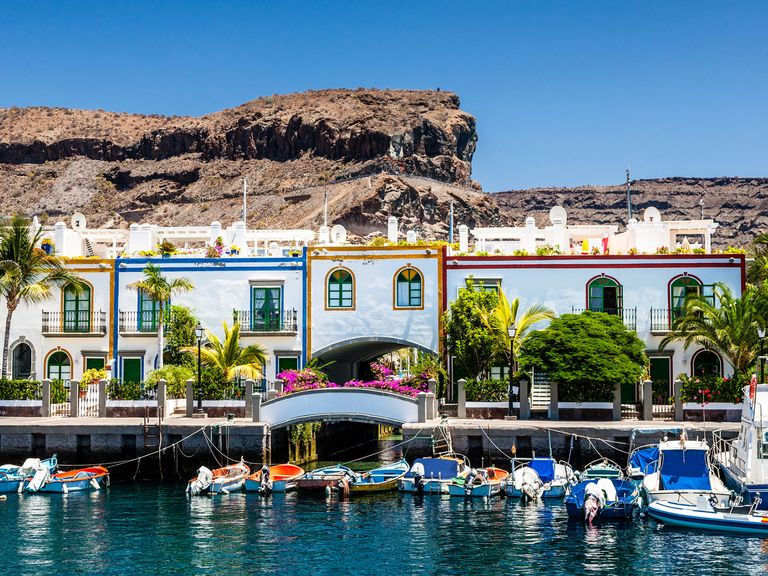 Puerto de Mogán liegt im Süden von Gran Canaria und versprüht ein ganz besonderes Flair. Puerto de Mogán, Gran Canaria