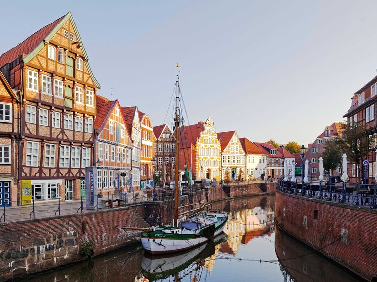Segelschiff in der Schwinge, Stade