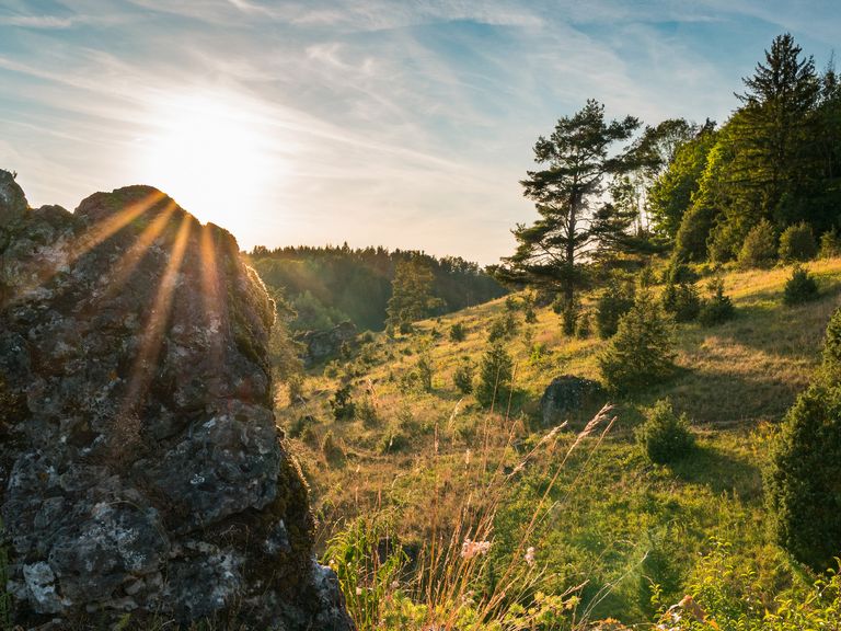 Landschaft der Fränkischen Schweiz, Bayern