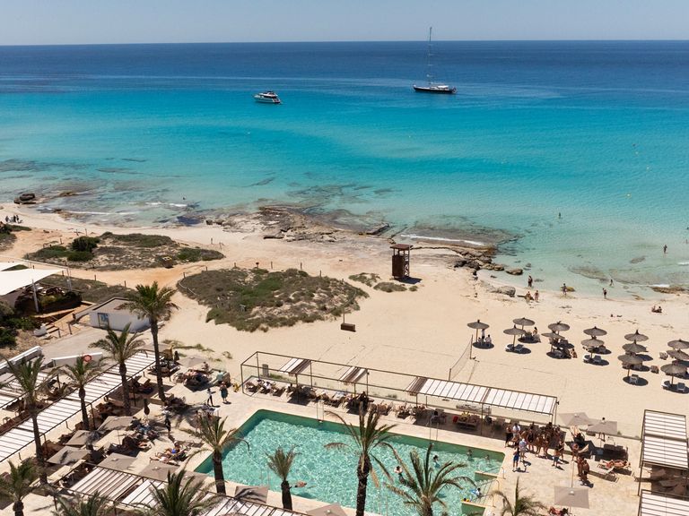 RIU Palace La Mola an der Platja Migjorn auf Formentera RIU Palace La Mola an der Platja Migjorn, Formentera