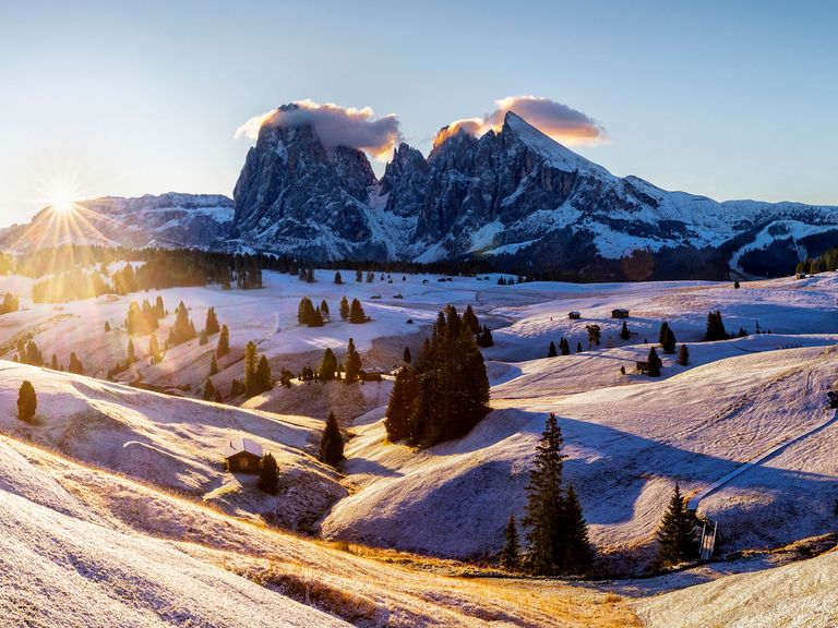 Blick auf Sasso Lungo und Sasso Piatto
