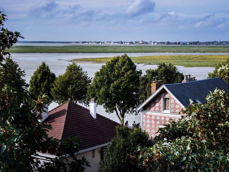 Blick von Le Crotoy auf die Baie de Somme in Frankreich