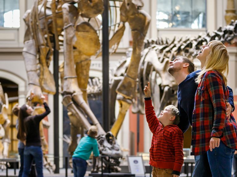 Sauriersaal im Museum für Naturkunde, Berlin