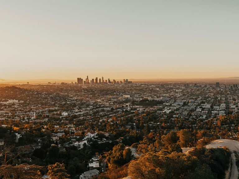 Blick auf Los Angeles vom Griffith Park