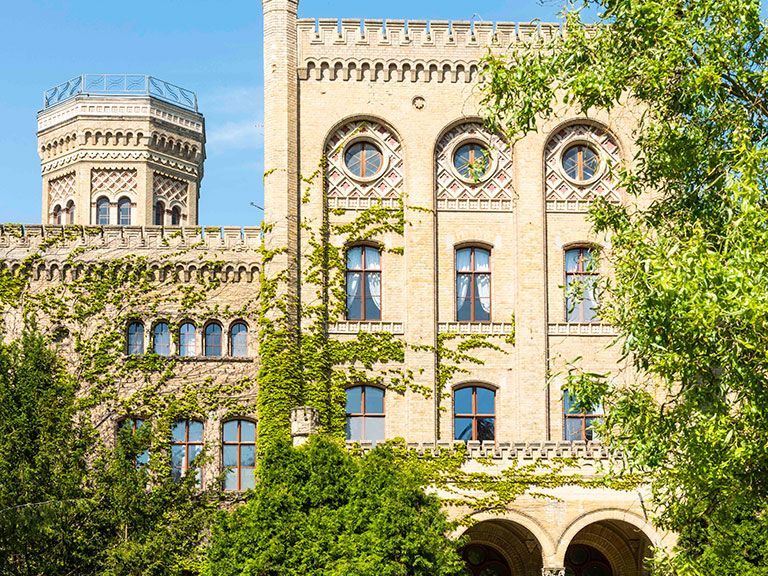 Gebäude an der Peene