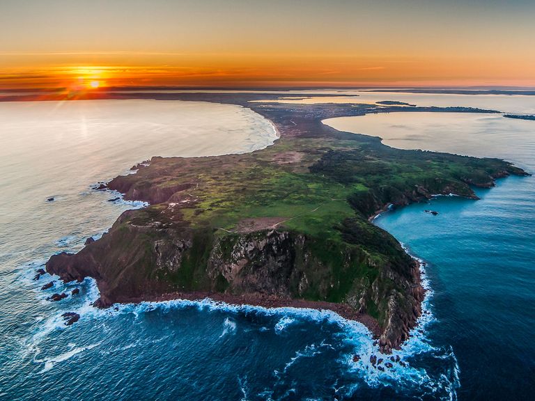 Phillip Island von oben 