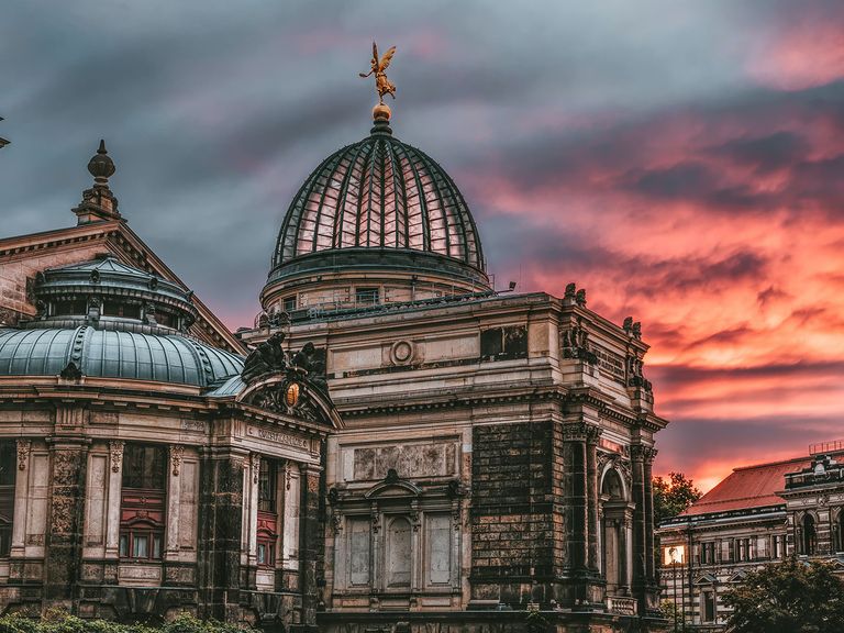 Dresden im Sonnenuntergang Dresden im Sonnenuntergang