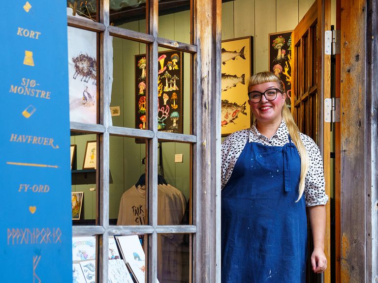 Gunvor Rasmussen, Illustratorin aus Bergen