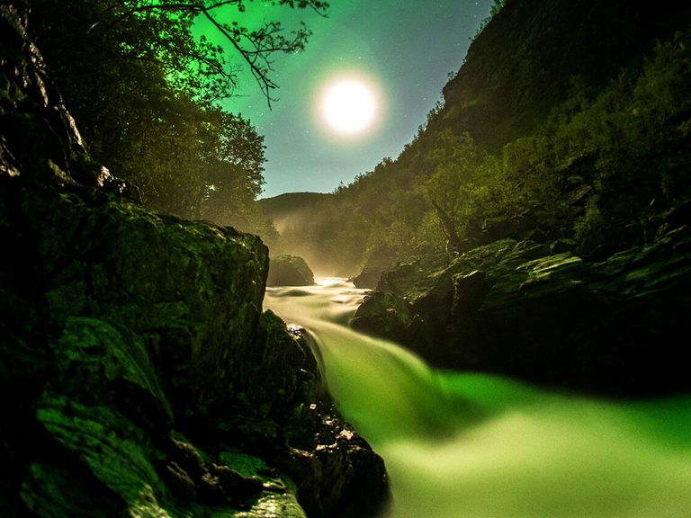 Die leuchtenden Fjorde von Norwegen Norwegen, leuchtende Fjorde