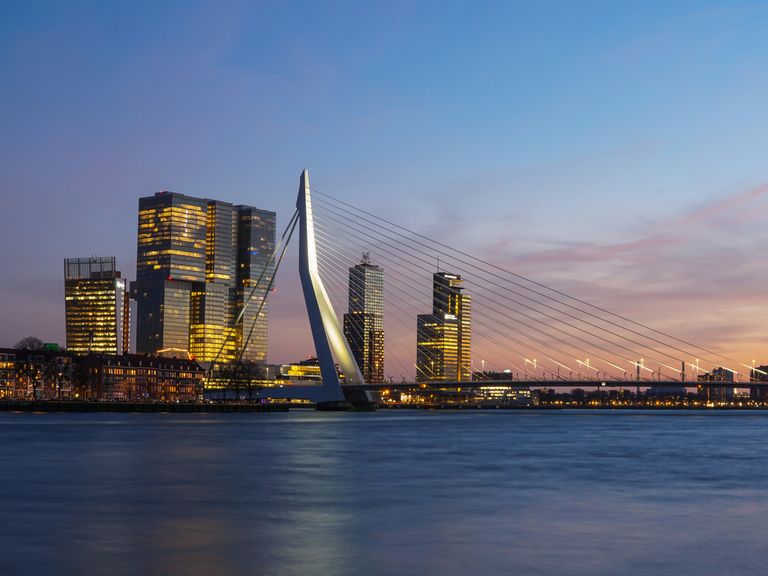Rotterdam, Skyline, Niederlanden