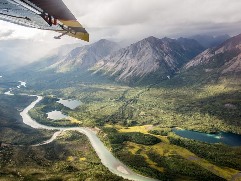 Blick auf den Nahanni River, Kanada 