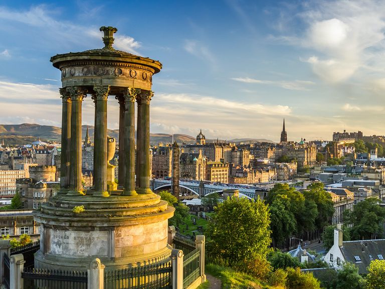 Blick auf Edinburgh