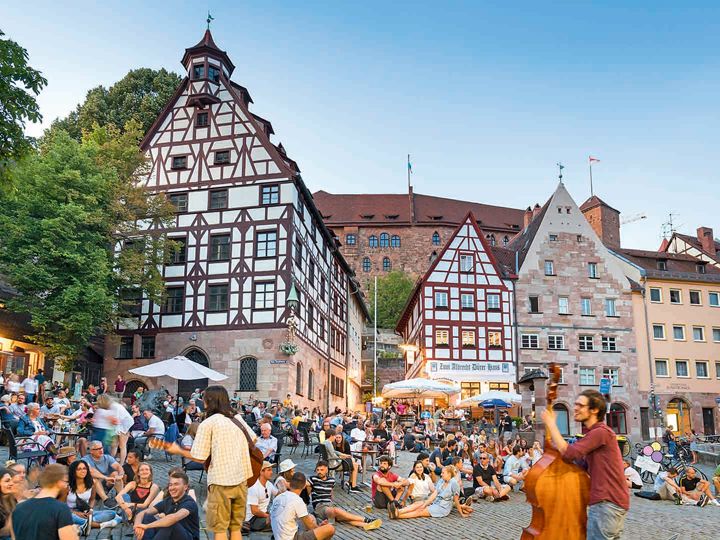 Nürnberg ist eine lebendige Stadt voller Kunst und Historie. Altstadt von Nürnberg