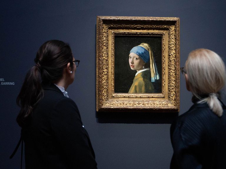 Mädchen mit dem Perlenohrring, Vermeer-Ausstellung Mädchen mit dem Perlenohrring, Vermeer-Ausstellung