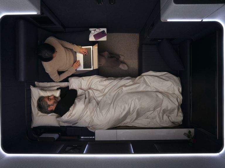 Die Suite Plus in Lufthansas Allegris First Class bietet Platz für zwei Suite Plus Lufthansa Allegris First Class